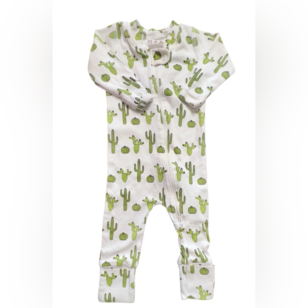 Monica + Andy Cactus Print Kids One Piece size 3-6 months.